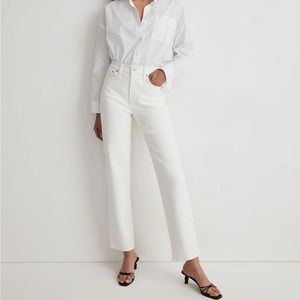 Madewell | mid-rise perfect straight jean | size 30
